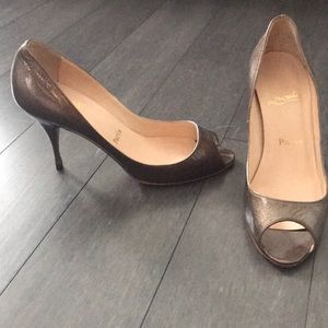 Christian louboutin open toe